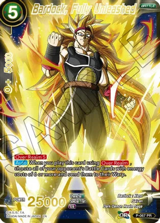 Bardock, Fully Unleashed (Gold Stamped) [P-067]