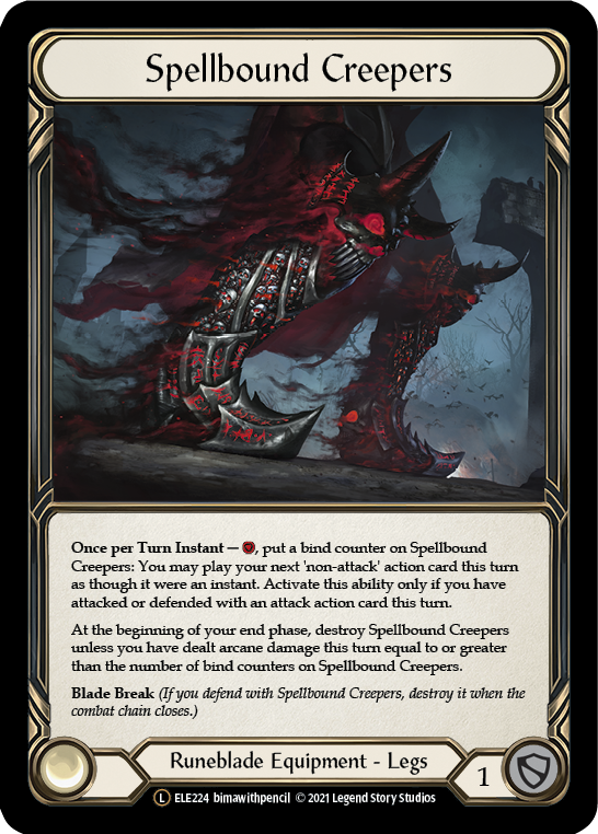 Spellbound Creepers [U-ELE224] Unlimited Rainbow Foil