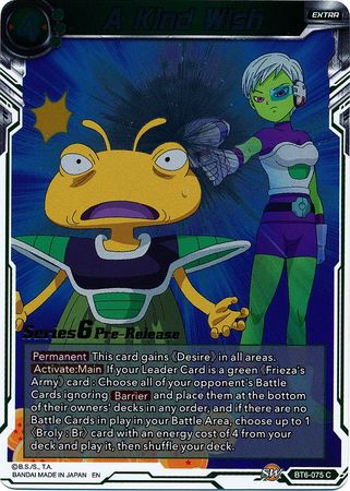 A Kind Wish (Destroyer Kings) [BT6-075_PR]