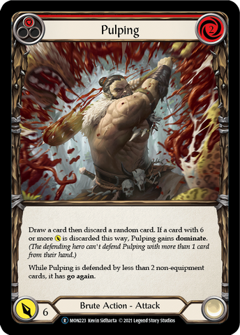 Pulping (Red) [U-MON223] Unlimited Edition Normal