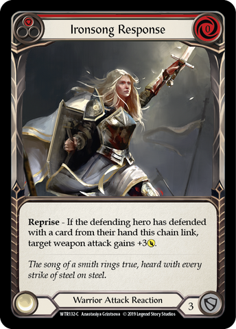 Ironsong Response (Red) [WTR132-C] Alpha Print Rainbow Foil