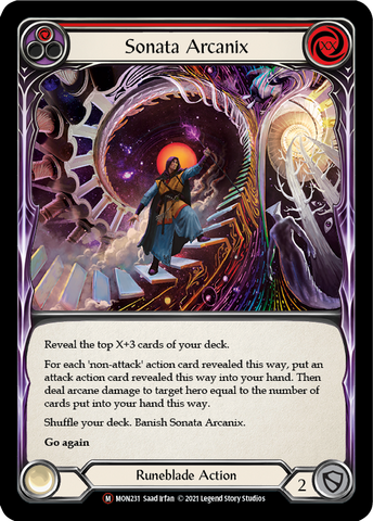 Sonata Arcanix (Rainbow Foil) [U-MON231-RF] Unlimited Edition Rainbow Foil