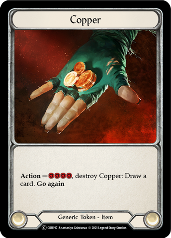 Copper [CRU197-RF] 1st Edition Rainbow Foil