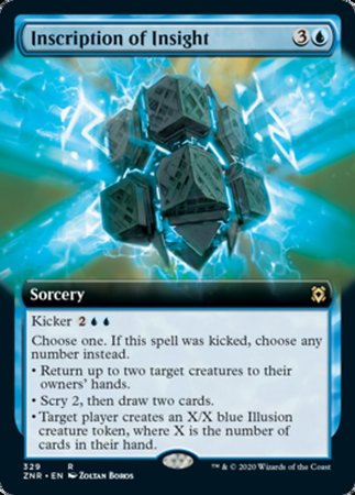 Inscription of Insight (Extended Art) [Zendikar Rising]