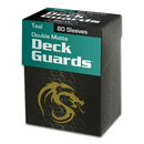 BCW Deck Guards Box and Deck Protectors Double Matte Teal (80 Sleeves)