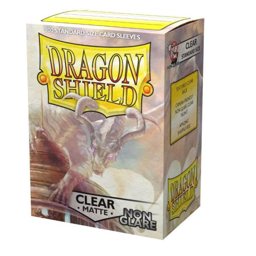 Dragon Shield Box 100 MATTE Art Non Glare - Clear