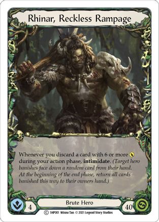 Rhinar, Reckless Rampage [1HP001]