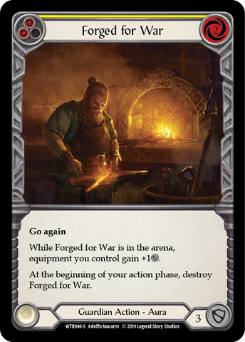 Forged for War [WTR046-S] Alpha Print Rainbow Foil