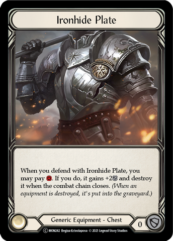 Ironhide Plate [U-MON242] Unlimited Edition Normal