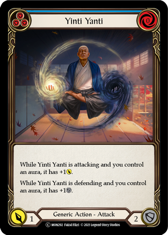 Yinti Yanti (Blue) (Rainbow Foil) [U-MON292-RF] Unlimited Edition Rainbow Foil