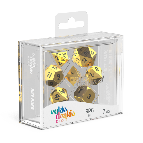 Oakie Doakie Dice RPG Metal Dice - Aurym