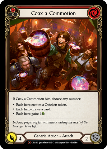 Coax a Commotion (Rainbow Foil) [CRU180-RF] Unlimited Rainbow Foil