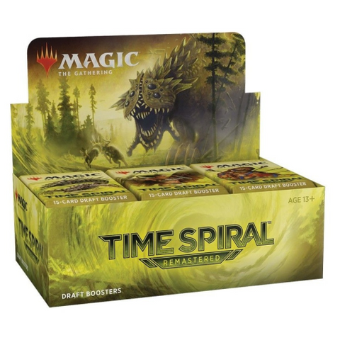 Magic Time Spiral Remastered Draft Booster Display