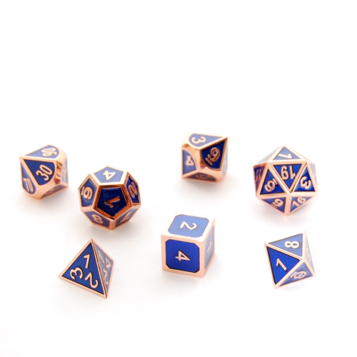 Dice Hoard Regular Metal Set 26 (Purple/Gold)