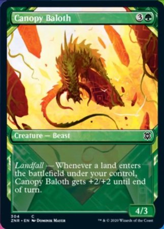 Canopy Baloth (Showcase) [Zendikar Rising]