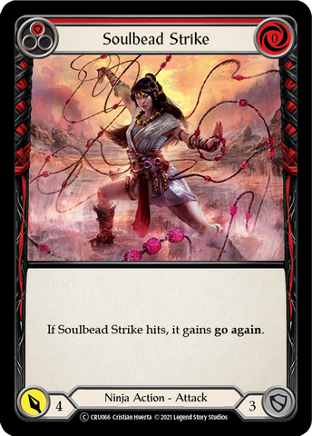 Torrent of Tempo (Red) (Rainbow Foil) [CRU066-RF] Unlimited Rainbow Foil