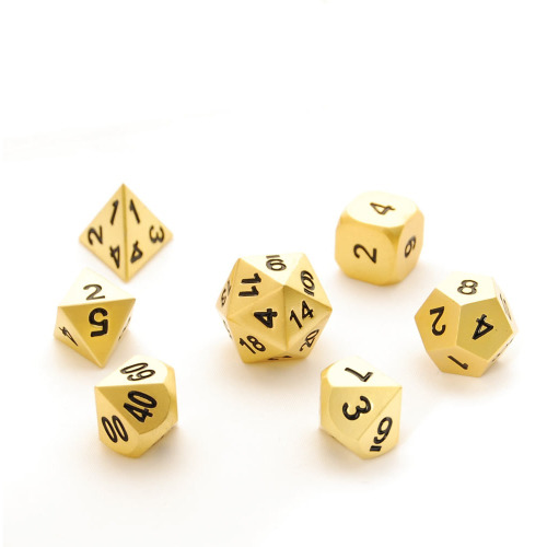 Dice Hoard Regular Metal Set 01 (Gold)