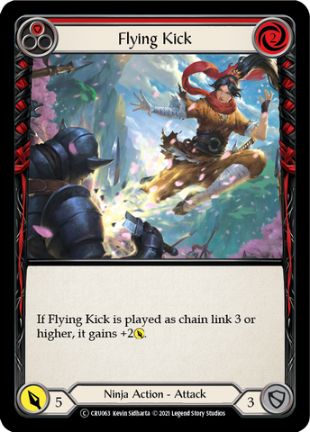 Soulbead Strike (Red) (Rainbow Foil) [CRU063-RF] Unlimited Rainbow Foil