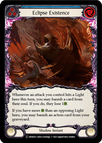 Eclipse Existence (Rainbow Foil) [U-MON218-RF] Unlimited Edition Rainbow Foil