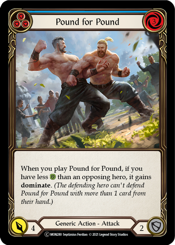 Pound for Pound (Blue) [U-MON280] Unlimited Edition Normal