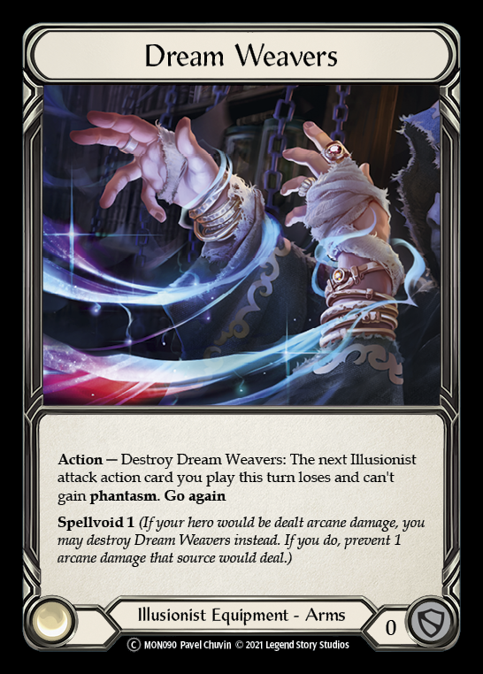 Dream Weavers (Rainbow Foil) [U-MON090-RF] Unlimited Edition Rainbow Foil