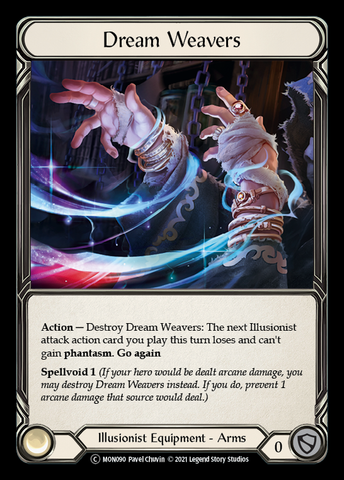 Dream Weavers (Rainbow Foil) [U-MON090-RF] Unlimited Edition Rainbow Foil
