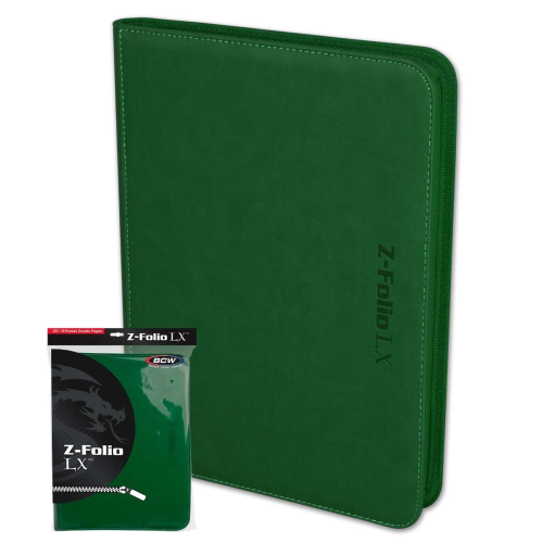 BCW Z Folio LX Album 9 Pocket Green