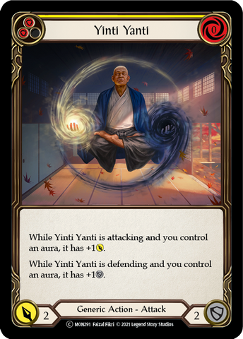 Yinti Yanti (Yellow) (Rainbow Foil) [U-MON291-RF] Unlimited Edition Rainbow Foil