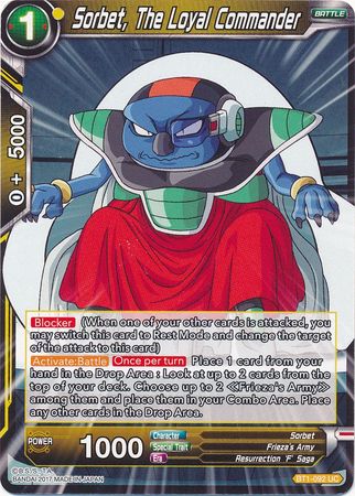 Sorbet, The Loyal Commander [BT1-092]