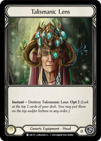 Talismanic Lens [ARC151] Unlimited Edition Rainbow Foil