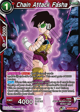 Chain Attack Fasha (Uncommon) [BT13-007]