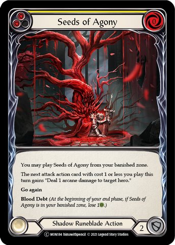 Seeds of Agony (Yellow) [U-MON184] Unlimited Edition Normal