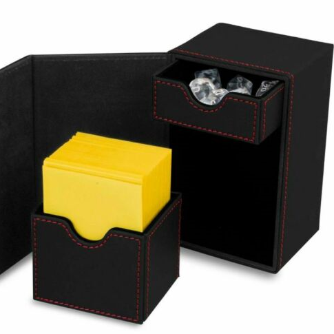 BCW Deck Vault Box Black LX 80 Cards