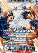 Son Goku & Vegeta // Miracle Strike Gogeta (Gold Stamped) [P-069]
