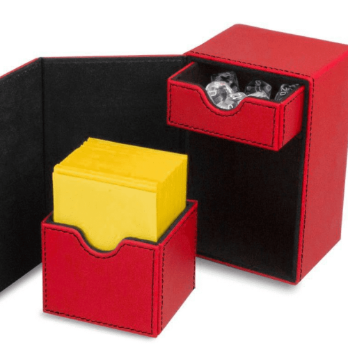 BCW Deck Vault Box Red LX 80 Cards